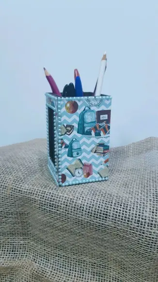 Porta Lápis/foto Em Mdf Decorado Dia Dos Professores