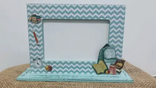 Porta Retrato Em Mdf Decorado Scrapdecor Dia Dos Professores