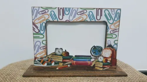 Porta Retrato Em Mdf Decorado Scrapdecor Dia Dos Professores