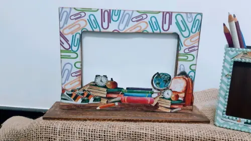 Porta Retrato Em Mdf Decorado Scrapdecor Dia Dos Professores