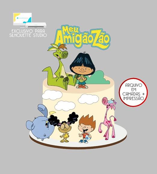 1039 - Arquivo Topo de Bolo Meu Amigãozão