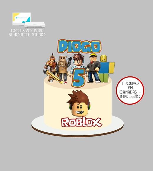 1093 - Arquivo Topo de Bolo Roblox