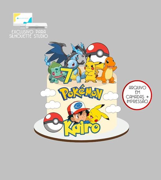 1089 - Arquivo Topo de Bolo Pokémon