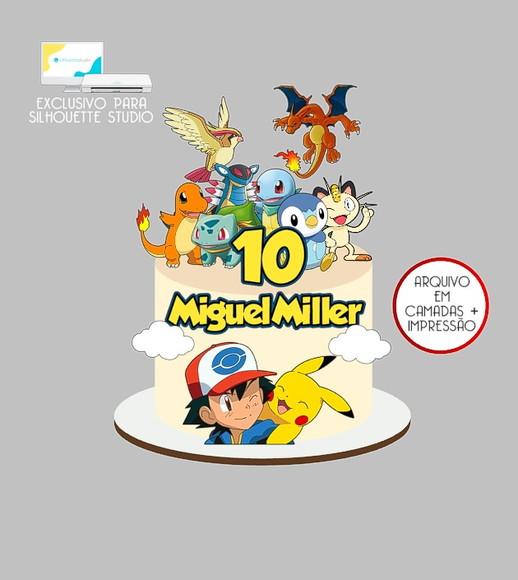 1207 - Arquivo Topo de Bolo Pokémon