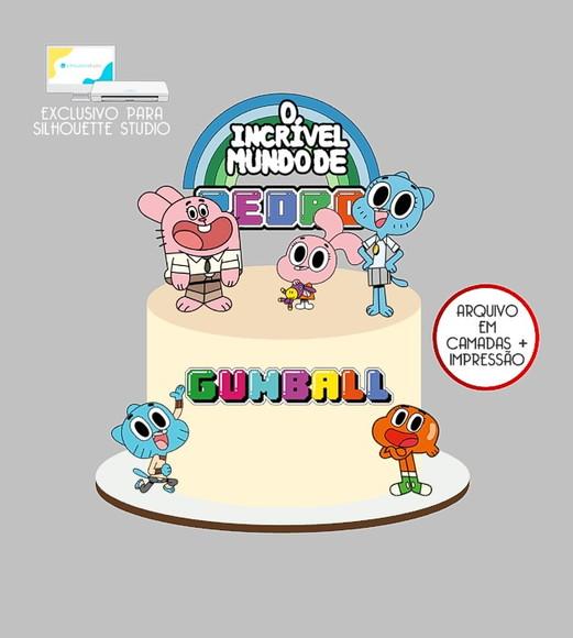 1325 - Arquivo Topo de Bolo o Incrível Mundo de Gumball