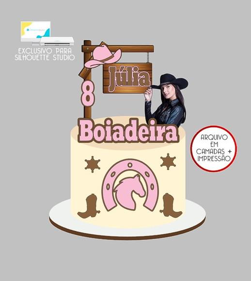 1379 - Arquivo Topo de Bolo Boiadeira Ana Castela