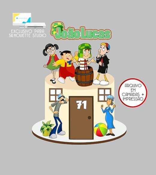 1411 - Arquivo Topo de Bolo Chaves