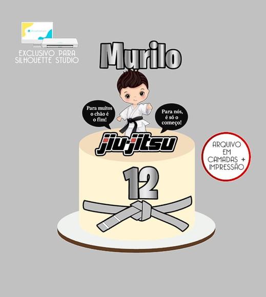 1561 - Arquivo Topo de Bolo Jiu-jítsu