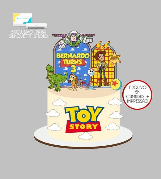 1652 - Arquivo Topo de Bolo Toy Story