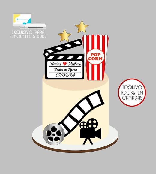 181 - Arquivo Topo de Bolo Cinema Pipoca Netflix