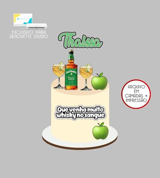 1993 - Arquivo Topo de Bolo Whisky Jack Daniel's