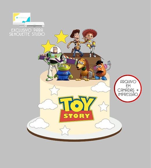 2167 - Arquivo Topo de Bolo Toy Story