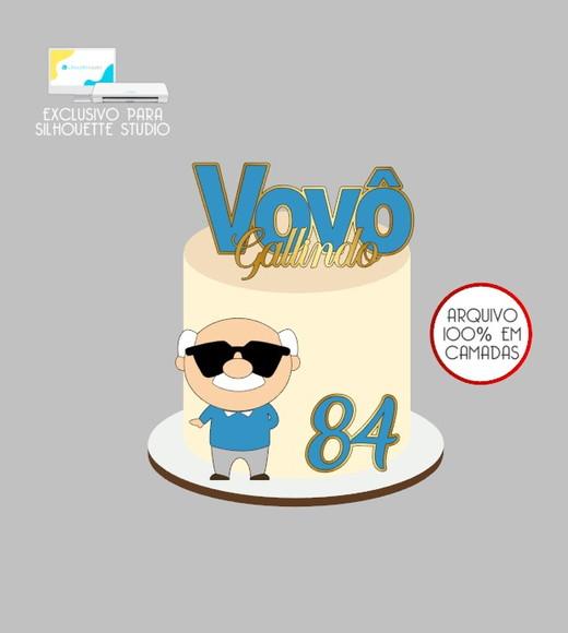2369 - Arquivo Topo de Bolo Vovô