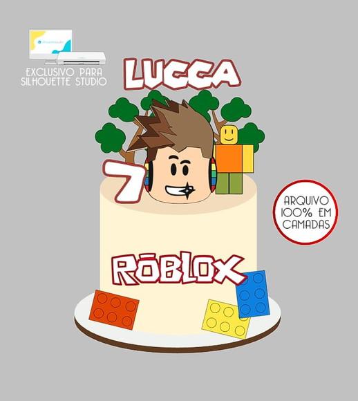 244 - Arquivo Topo de Bolo Roblox