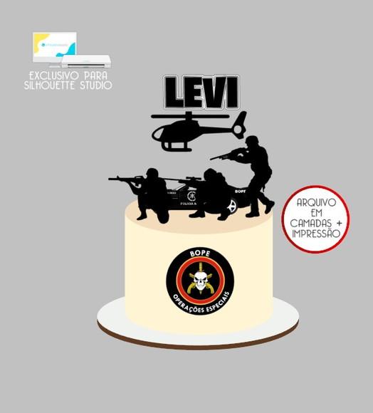 2530 - Arquivo Topo de Bolo Bope Operações Especiais