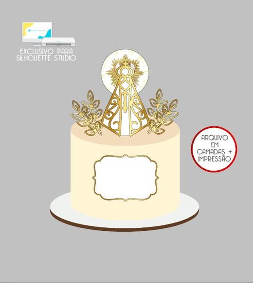 2548 - Arquivo Topo de Bolo Nossa Senhora Espírito Santo