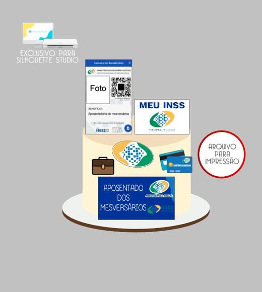 2605 - Arquivo Topo de Bolo Aposentado dos Mesversarios Inss