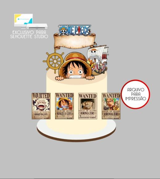 2754 - Arquivo Topo de Bolo One Piece