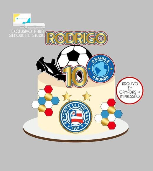 292 - Arquivo Topo de Bolo Futebol Esporte Clube Bahia