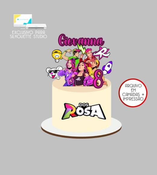 3222 - Arquivo Topo de Bolo Emilly Vick dos Rosa