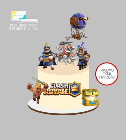 3344 - Arquivo Topo de Bolo Clash Royale