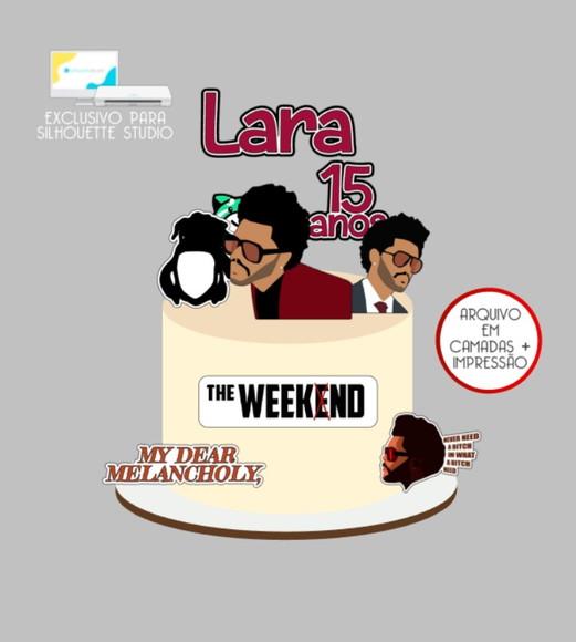 3354 - Arquivo Topo de Bolo The Weeknd