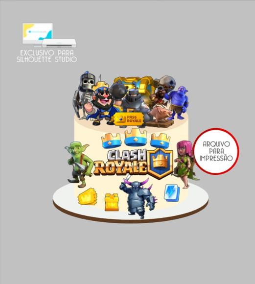 3448 - Arquivo Topo de Bolo Clash Royale
