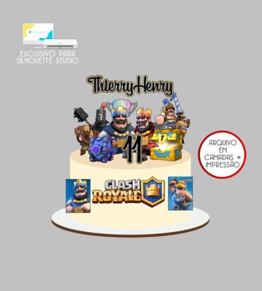 3495 - Arquivo Topo de Bolo Clash Royale