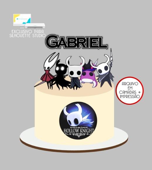 3663 - Arquivo Topo de Bolo Hollow Knight