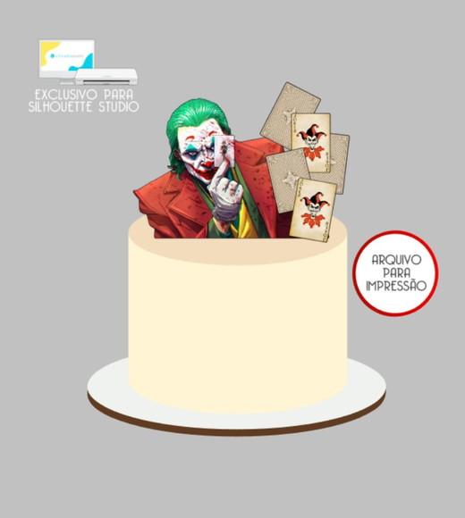 3665 - Arquivo Topo de Bolo Coringa