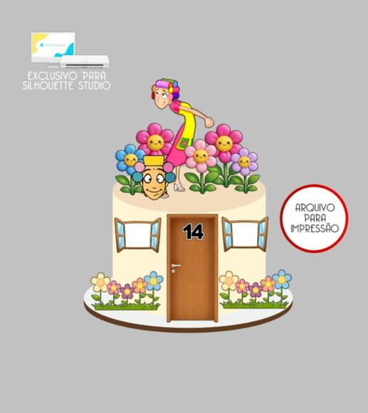 3776 - Arquivo Topo de Bolo Dona Florinda