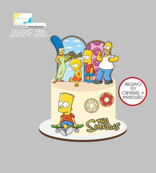 3787 - Arquivo Topo de Bolo os Simpsons