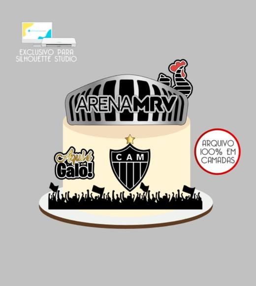 3864 - Arquivo Topo de Bolo Atlético Mineiro Arena Mrv