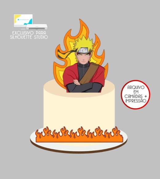 3871 - Arquivo Topo de Bolo Naruto
