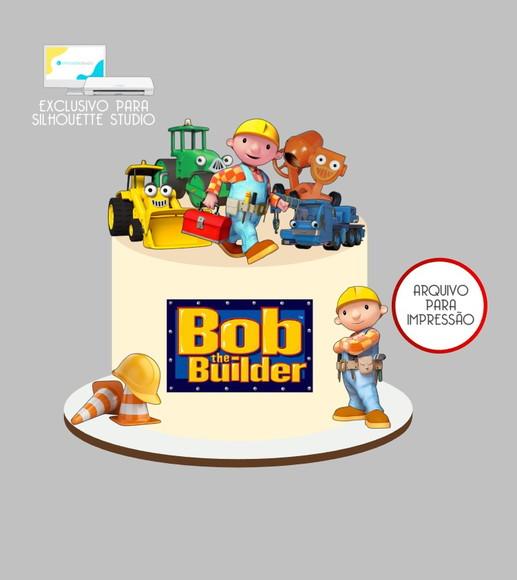 4051 - Arquivo Topo de Bolo Bob o Construtor