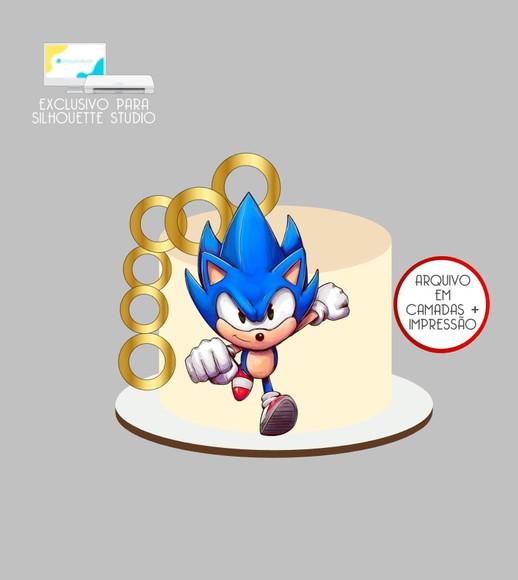 4095 - Arquivo Topo de Bolo Sonic