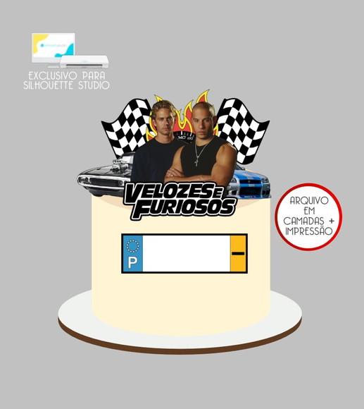 4218 - Arquivo Topo de Bolo Velozes e Furiosos