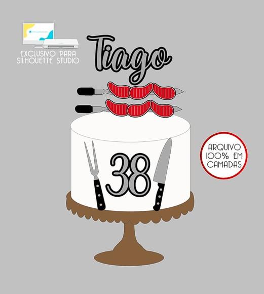 53 - Arquivo Topo de Bolo Boteco Churrasco