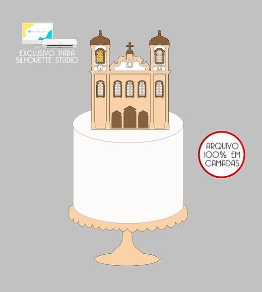 93 - Arquivo Topo de Bolo Igreja do Bonfim
