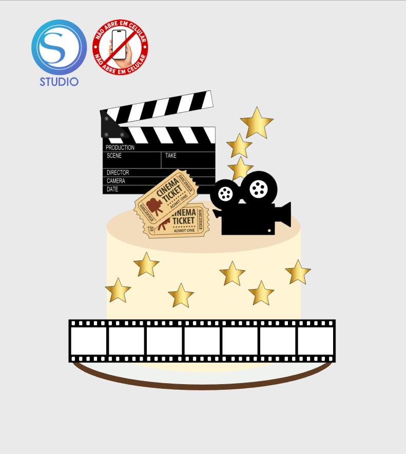 4287 - Arquivo Topo de Bolo Cinema Filme