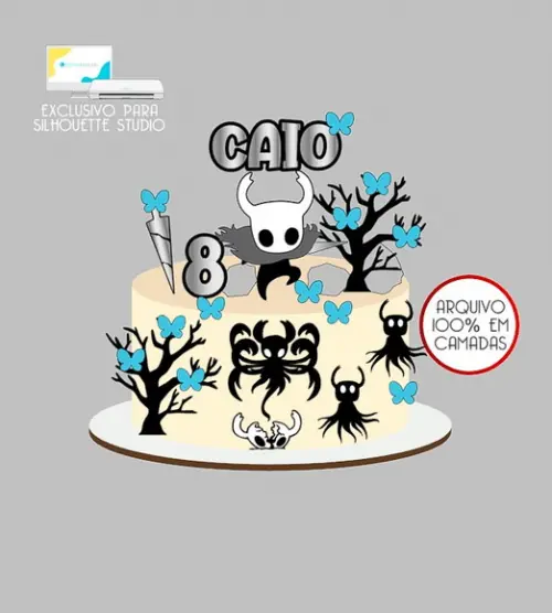 1129 - Arquivo Topo de Bolo Hollow Knight