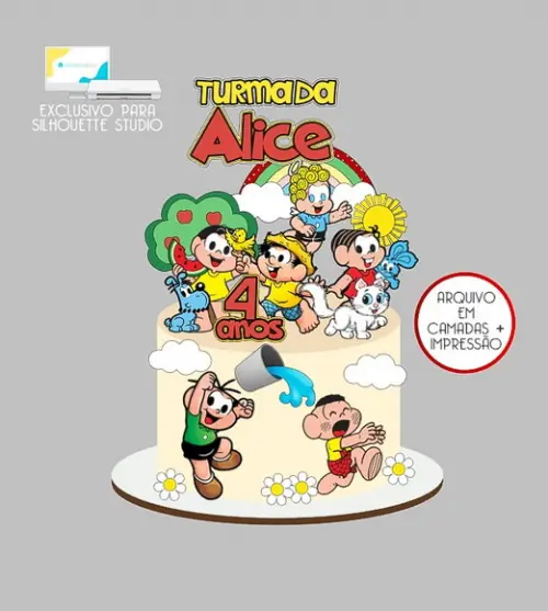 1333 - Arquivo Topo de Bolo a Turma da Mônica