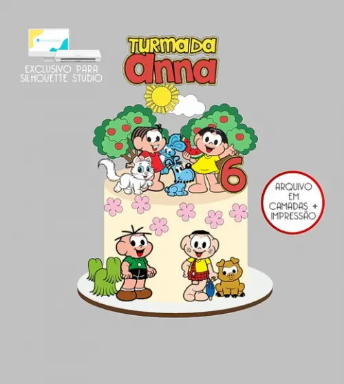 1334 - Arquivo Topo de Bolo a Turma da Mônica