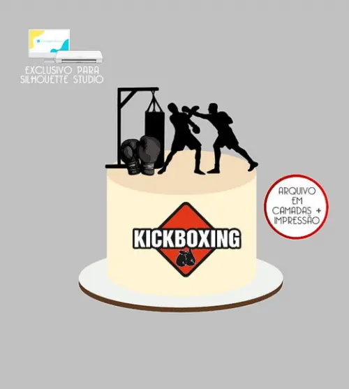 1511 - Arquivo Topo de Bolo Kickboxing