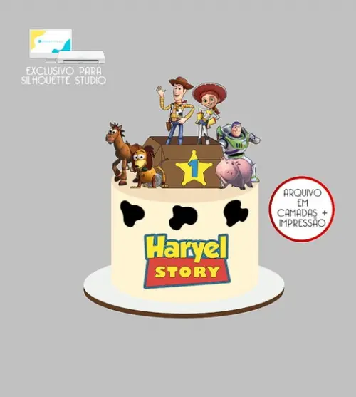 1543 - Arquivo Topo de Bolo Toy Story