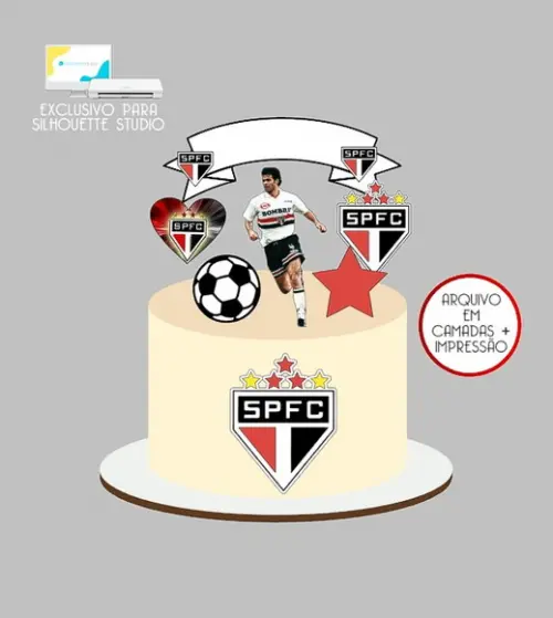 1549 - Arquivo Topo de Bolo São Paulo Futebol