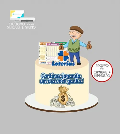 1644 - Arquivo Topo de Bolo Loterias Caixa Aposta