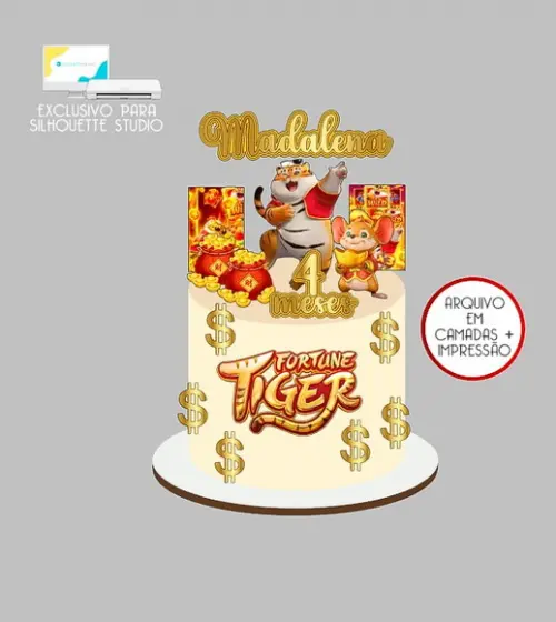 1646 - Arquivo Topo de Bolo Jogo do Tigrinho Fortune Tiger