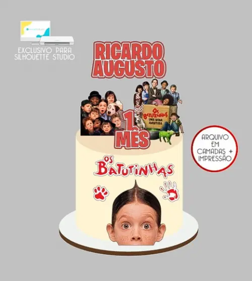 1748 - Arquivo Topo de Bolo os Batutinhas