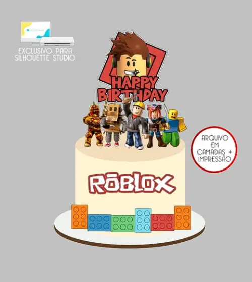 1776 - Arquivo Topo de Bolo Roblox